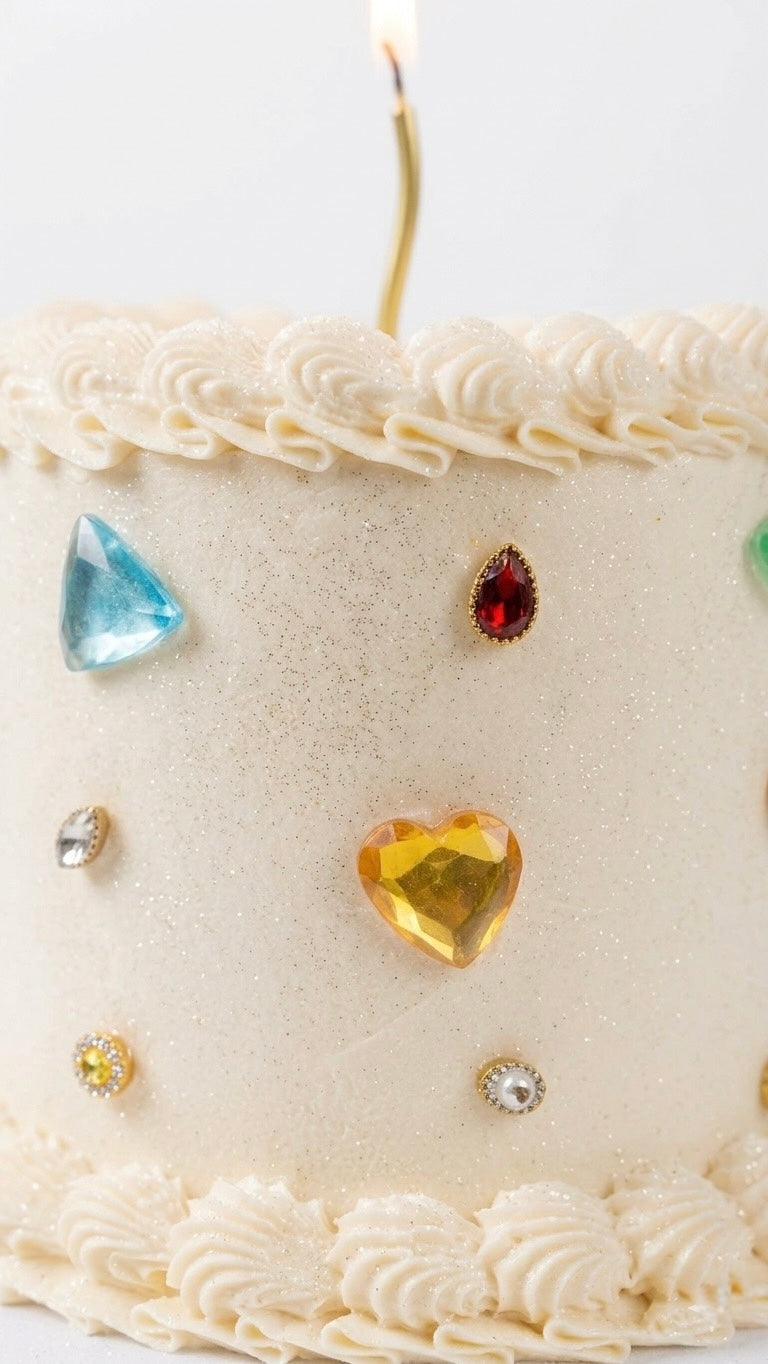 Gems Round Vintage Cake Sydney