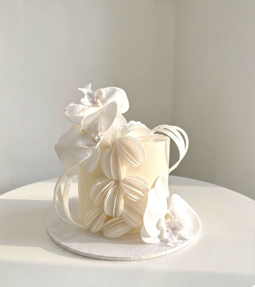 Orchid and Wafer Cake Sydney