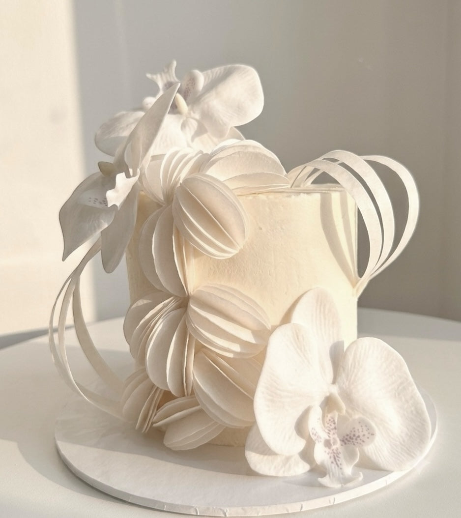 Orchid and Wafer Cake Sydney