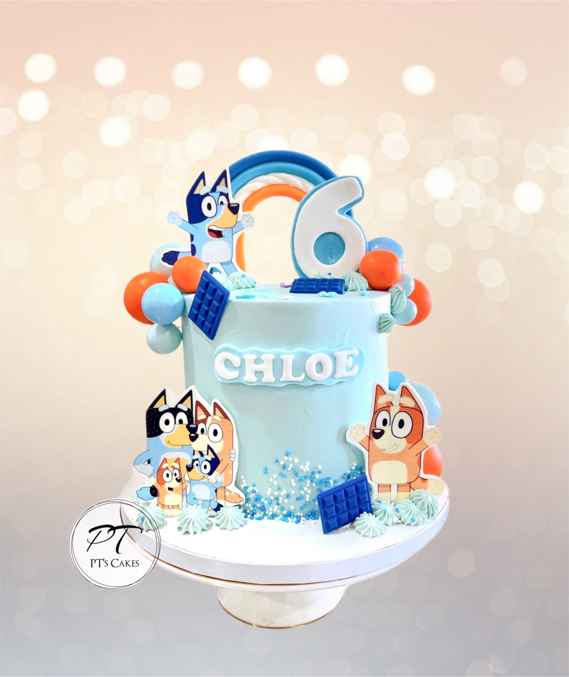 Bluey Family cake
