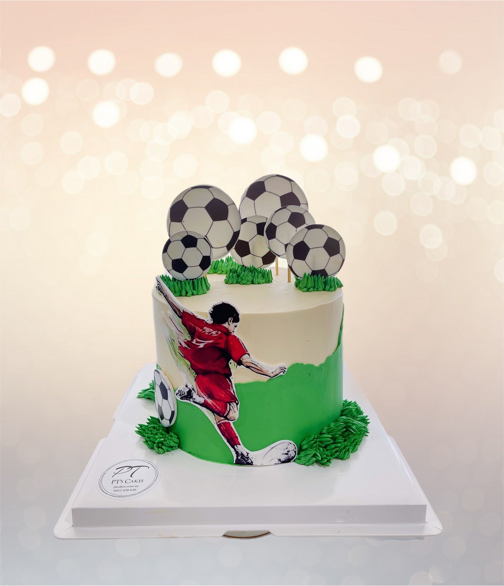 Football / Soccer Birthday Cake