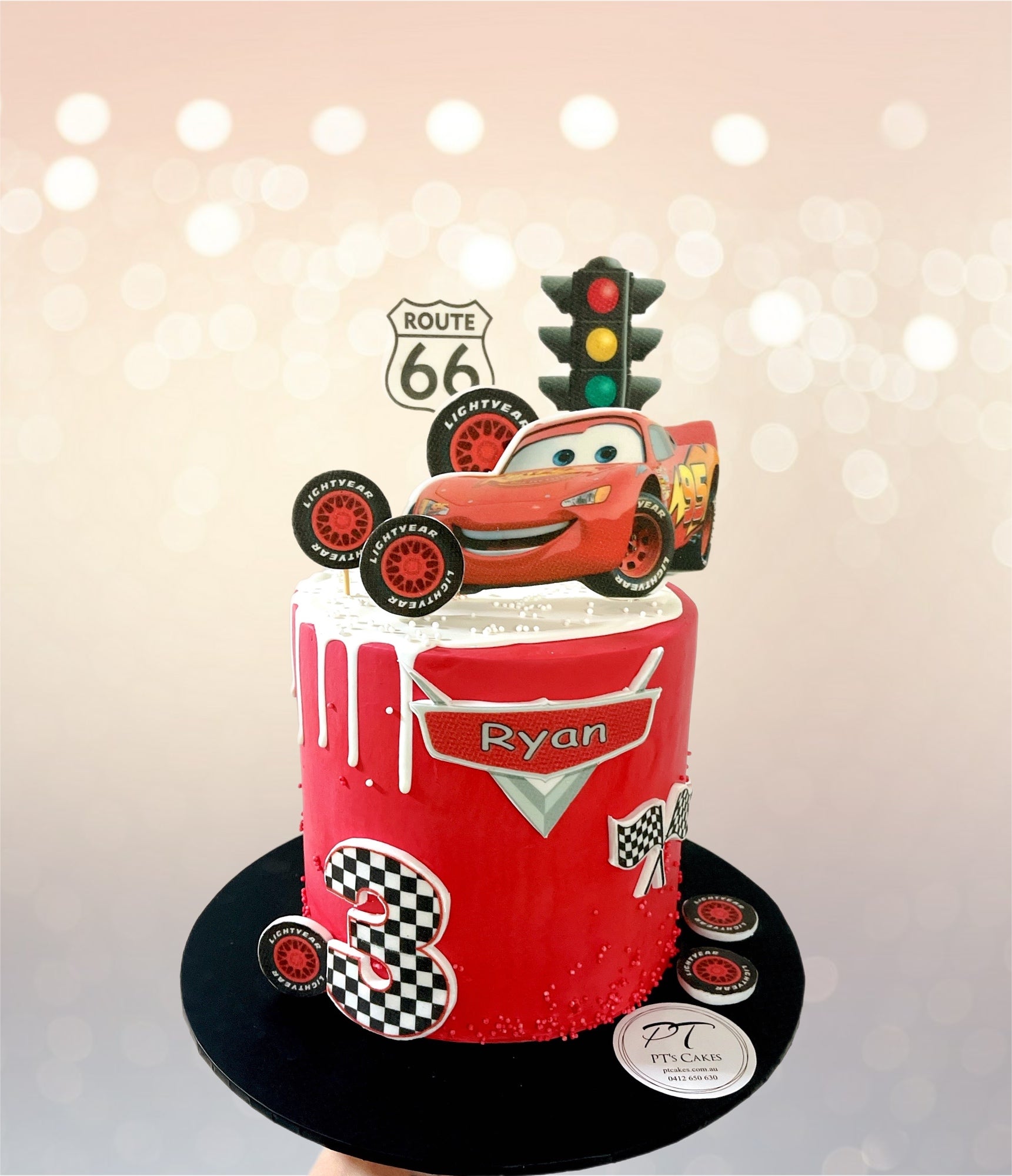 Car Themed Birthday Cake