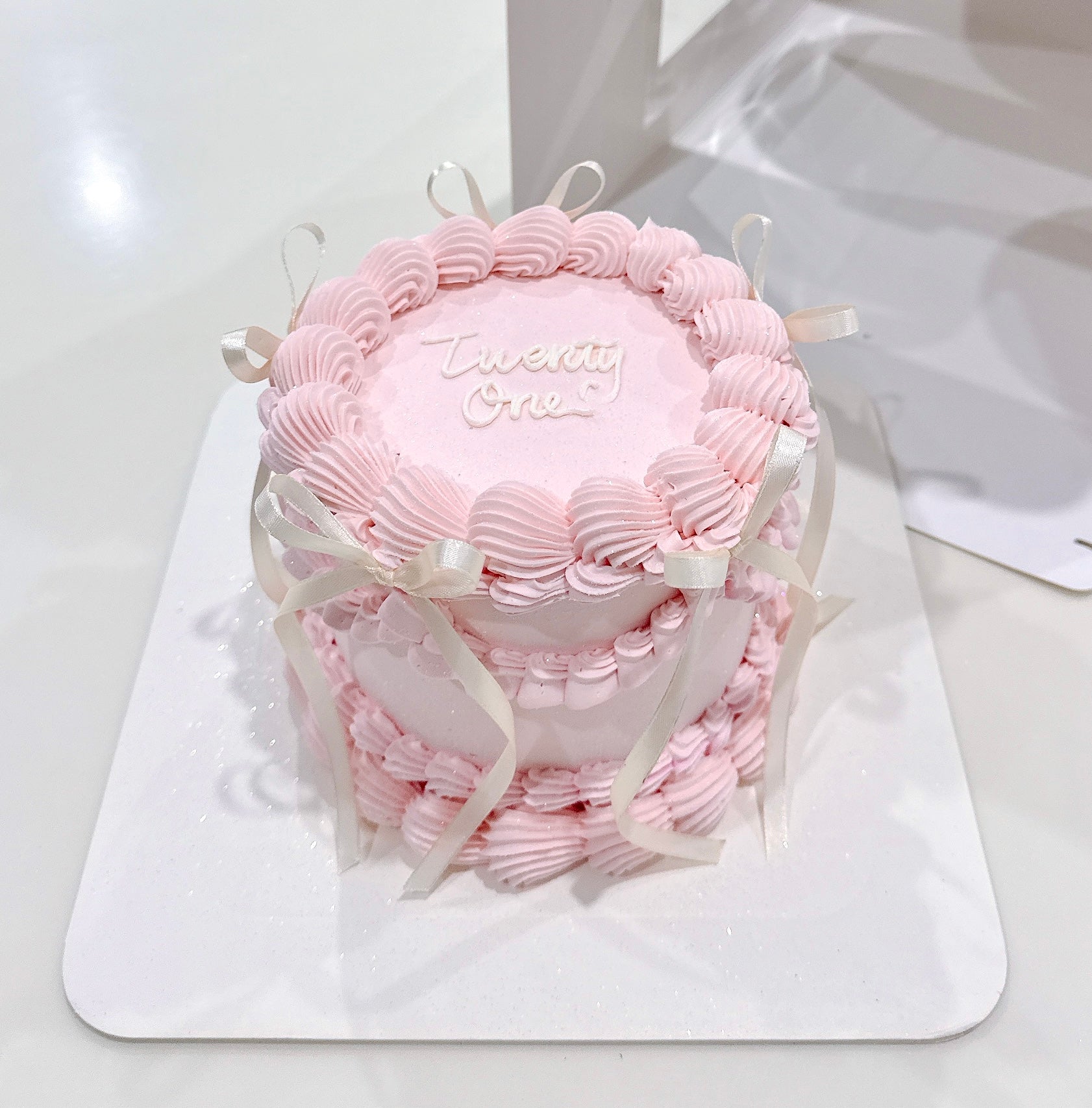 Light Pink Vintage Cake Sydney