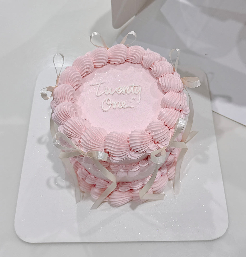 Light Pink Vintage Cake Sydney