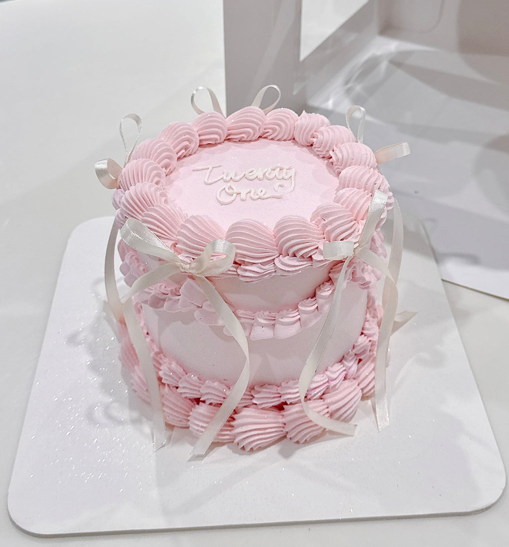 Light Pink Vintage Cake Sydney