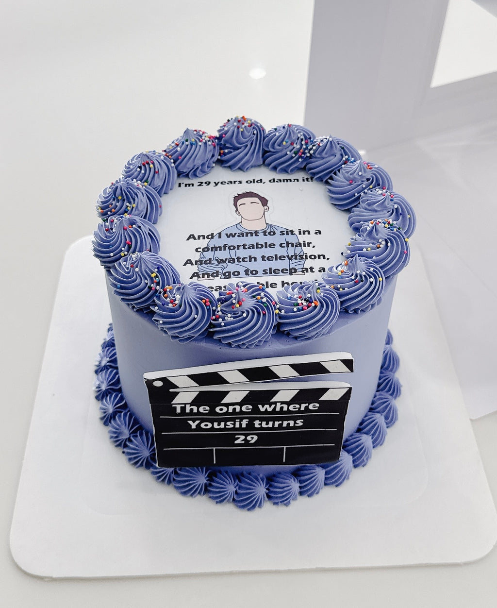 Friends Vintage Themed Cake Sydney