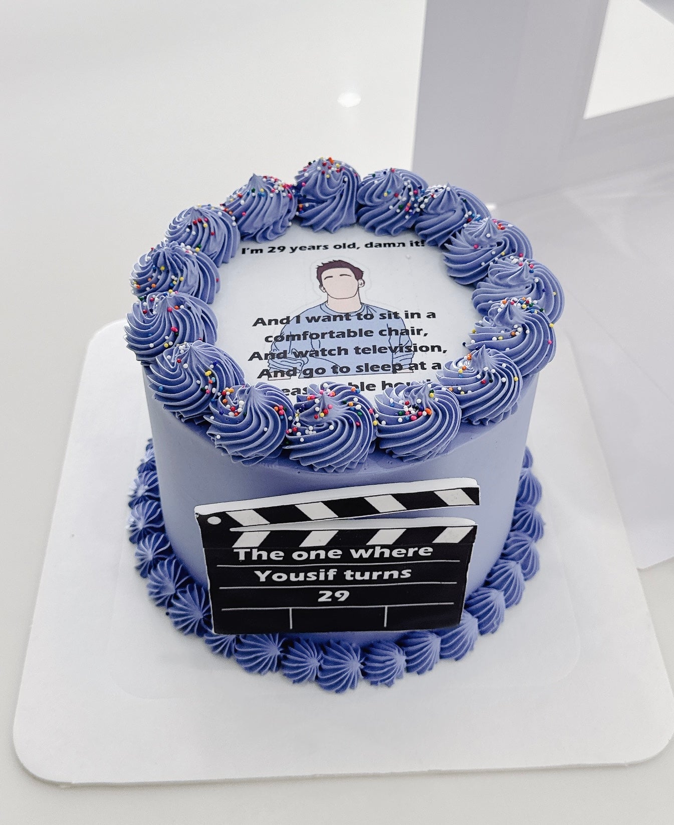 Friends Vintage Themed Cake Sydney