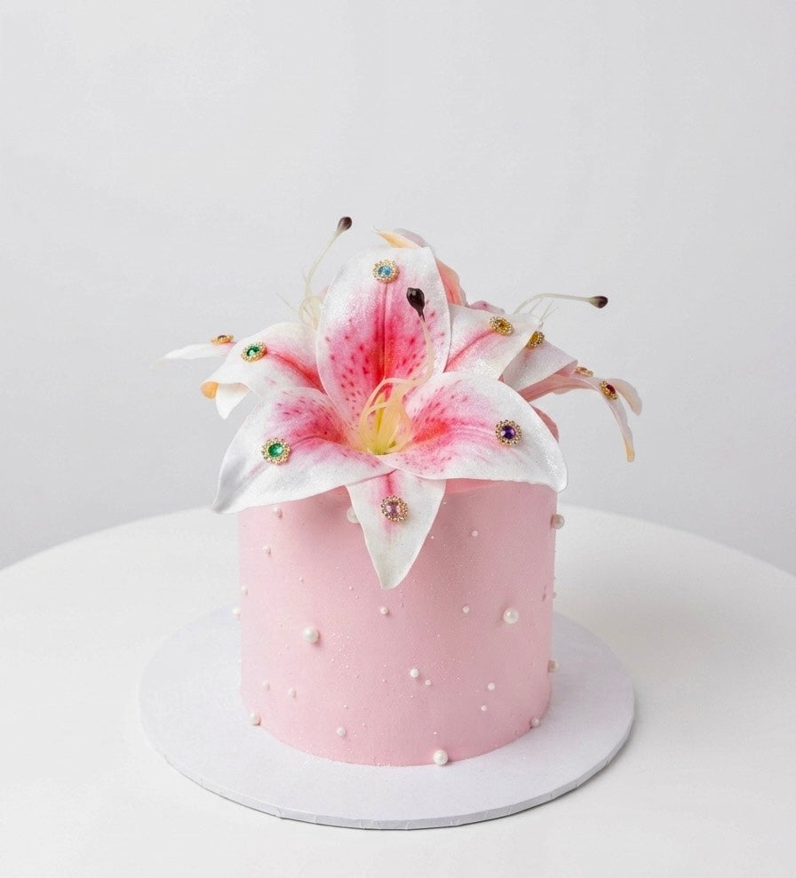 Bejeweled Lily Cake Sydney