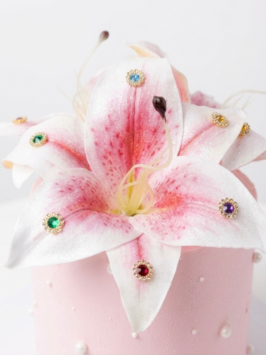 Bejeweled Lily Cake Sydney