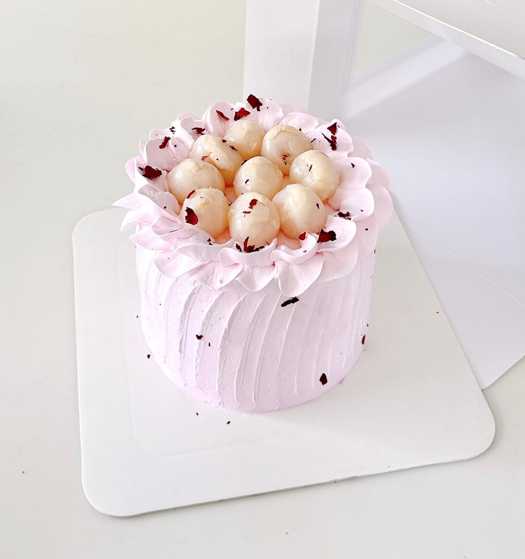 Rose and Lychee Cake