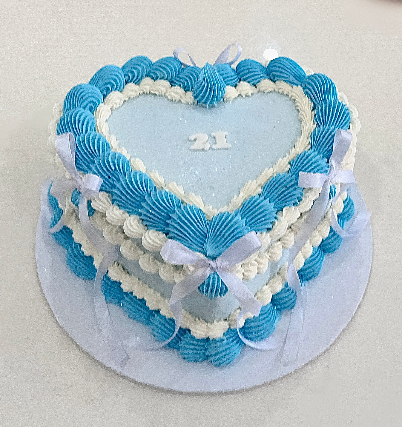 Blue and White Vintage Cake Sydney