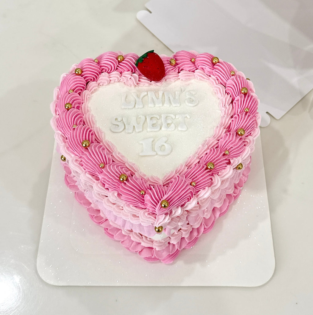 Strawberry Vintage Cake Sydney