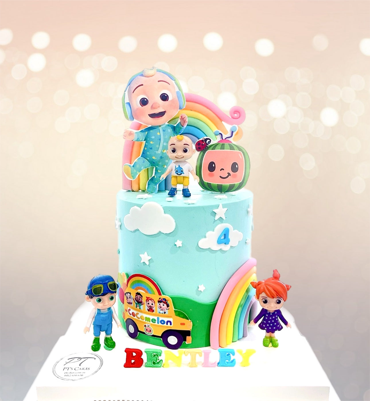 Cocomelon 3 Birthday Cake Sydney