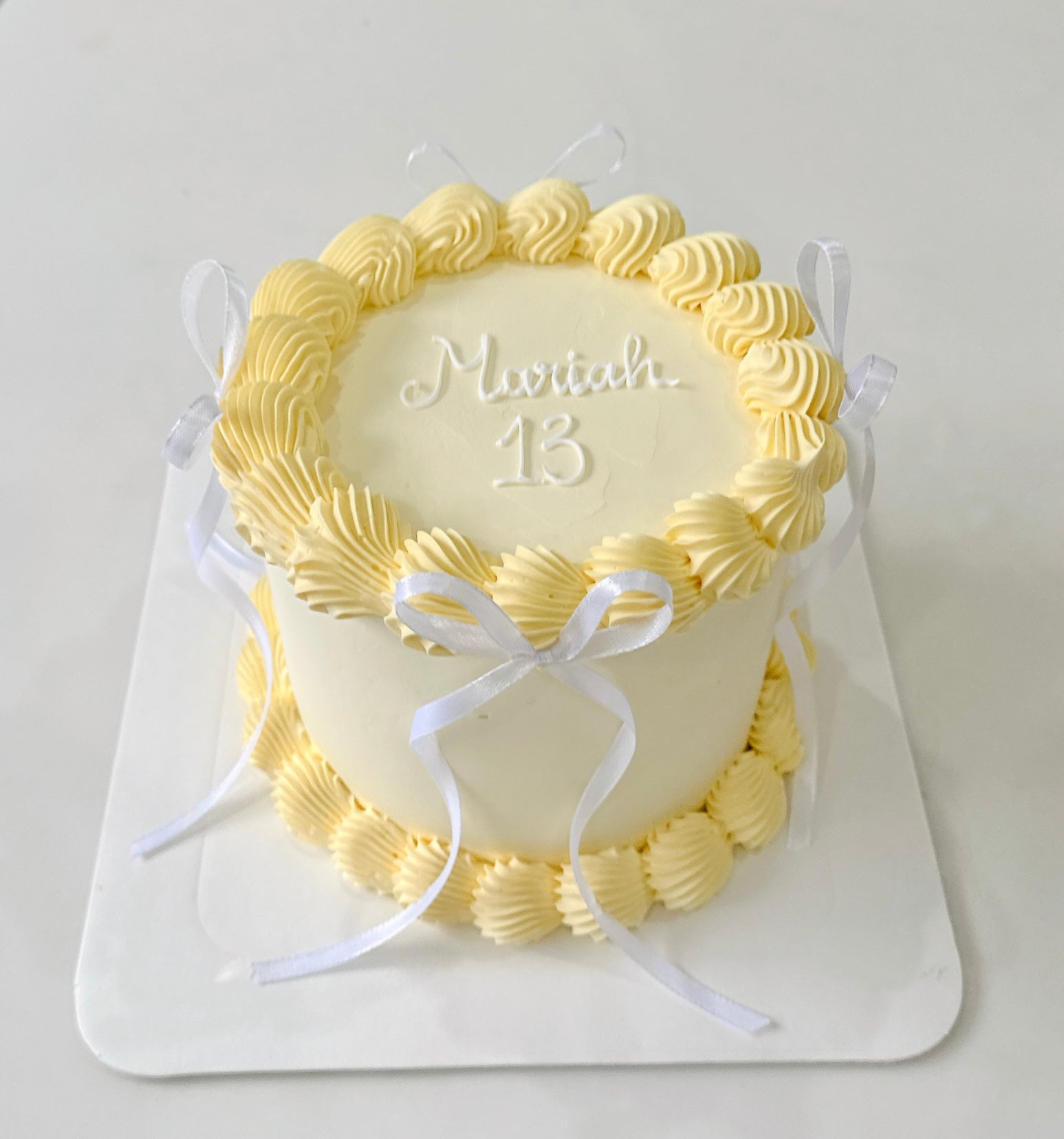 Yellow Vintage Cake Sydney