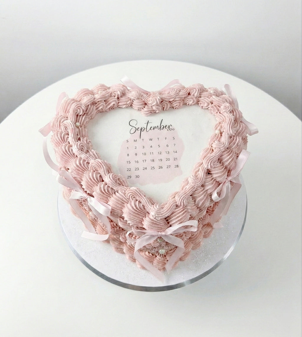 Calendar Vintage Heart Cake Sydney