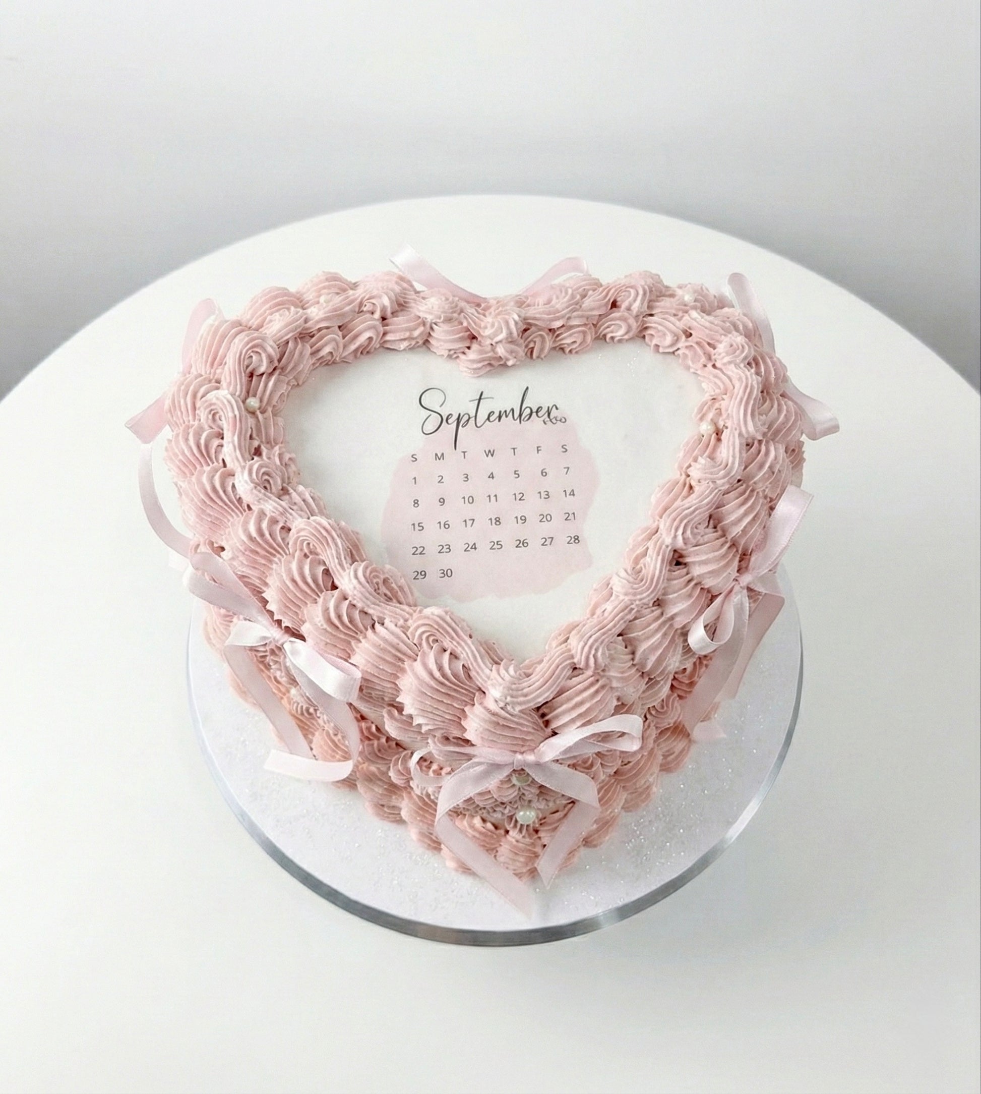 Calendar Vintage Heart Cake Sydney