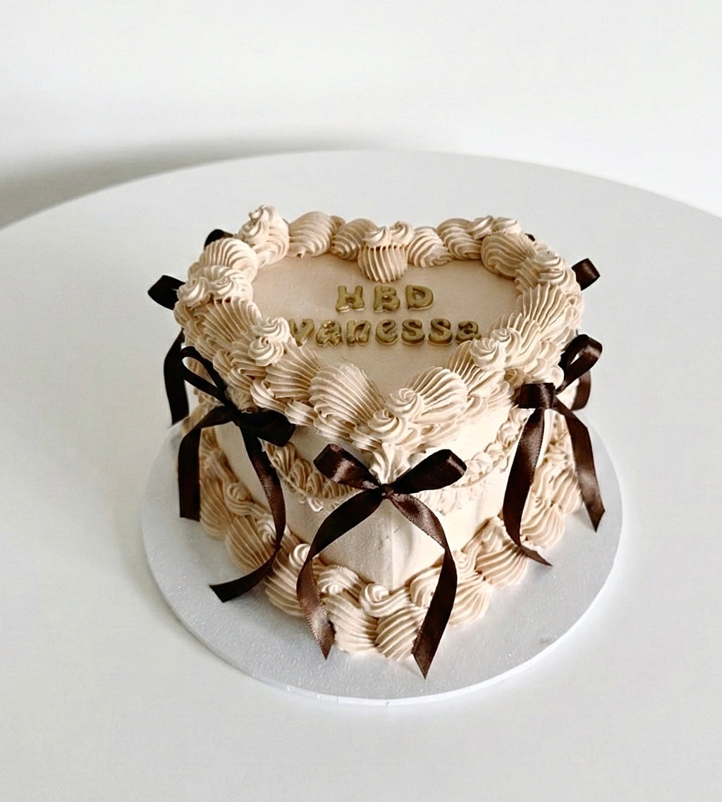 Pretty Brown Vintage Cake Sydney