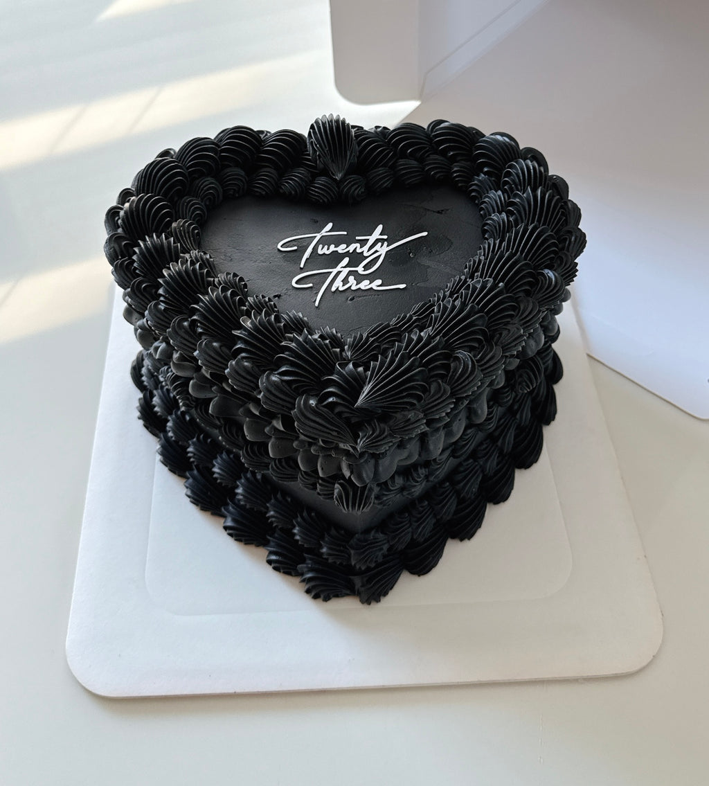 Black Vintage Cake Sydney