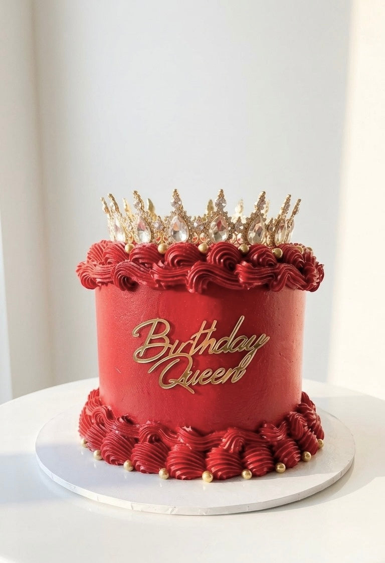 Golden Crown / Red Vintage Cake Sydney