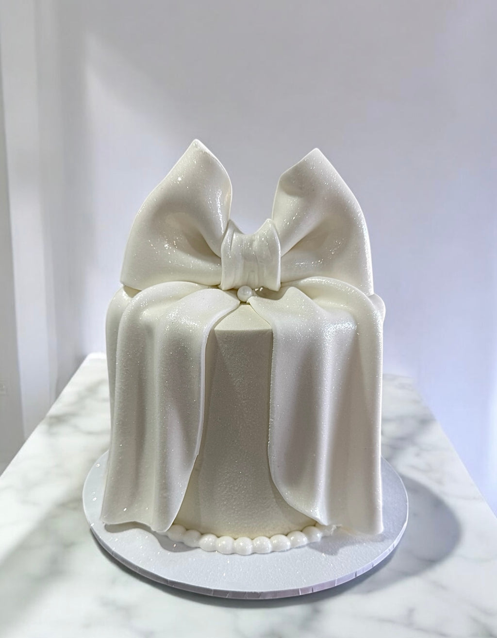 White Bow Cake Sydney