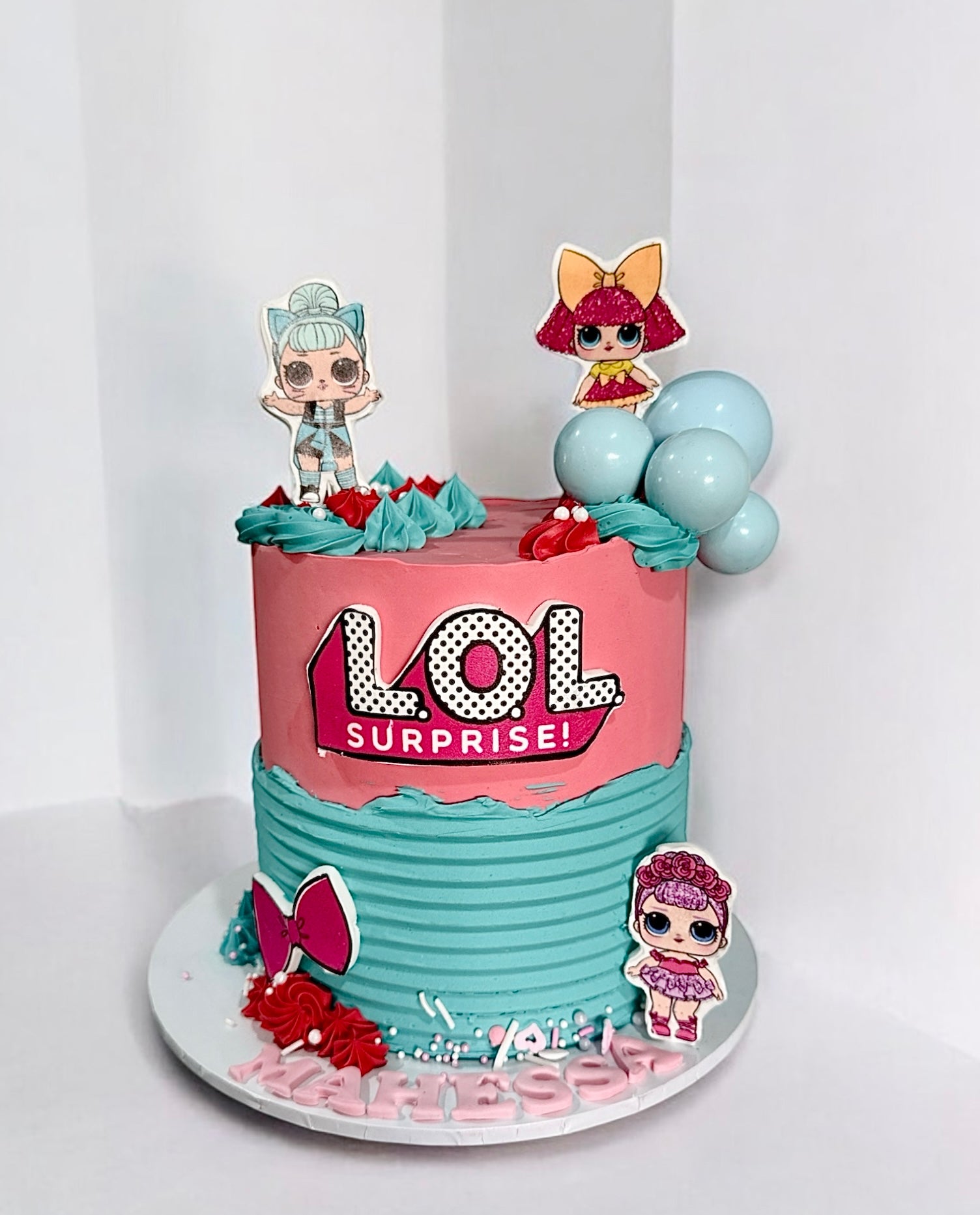 LOL surprise cake