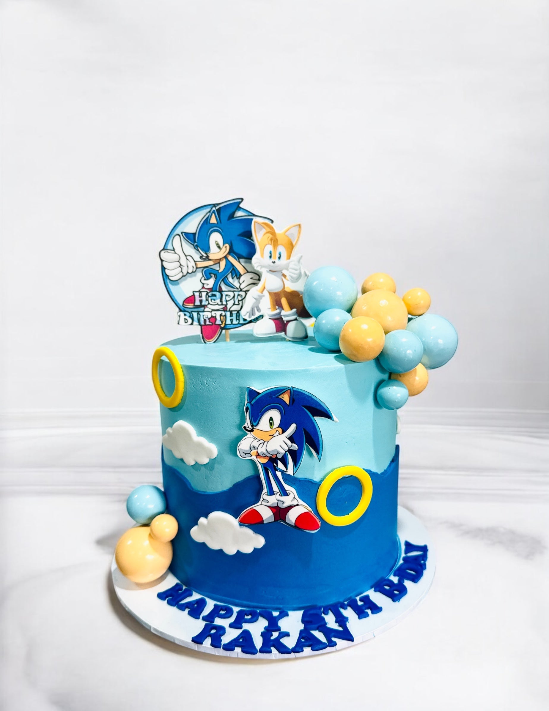 Sonic Birthday Cake