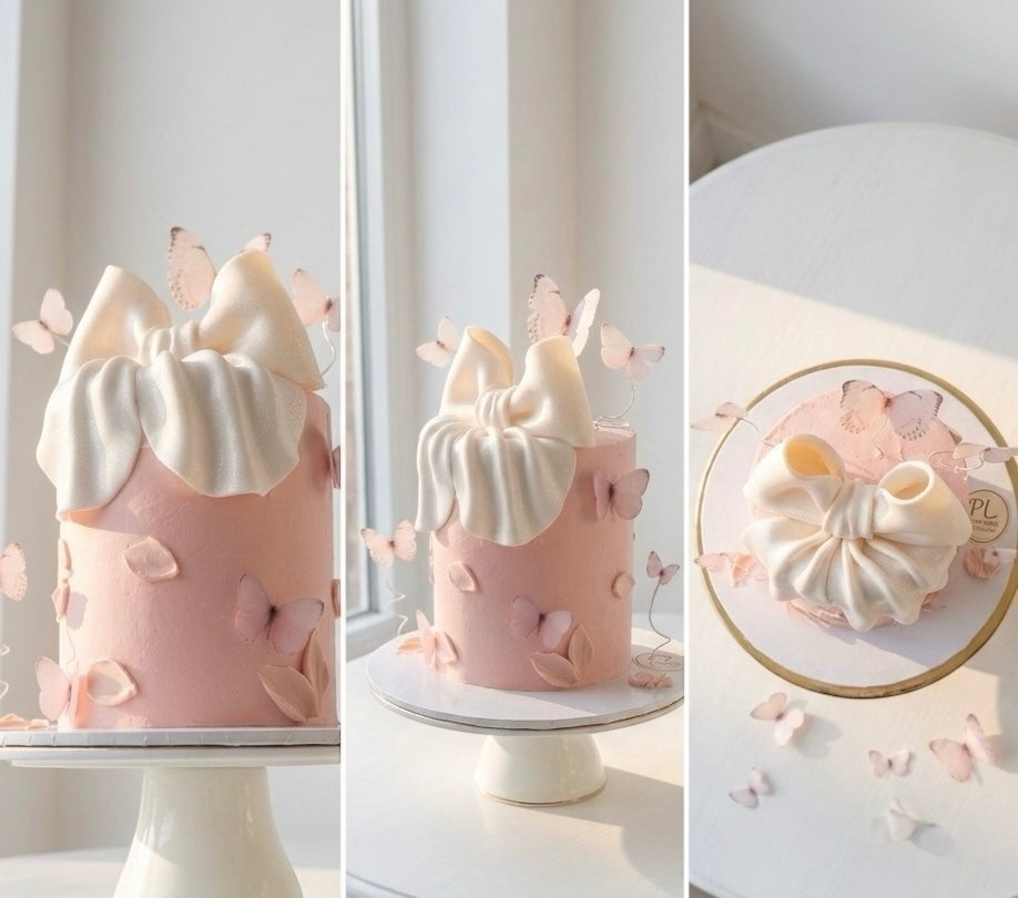 Butterflies Bow Birthday Cake Sydney