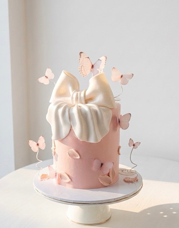 Butterflies Bow Birthday Cake Sydney