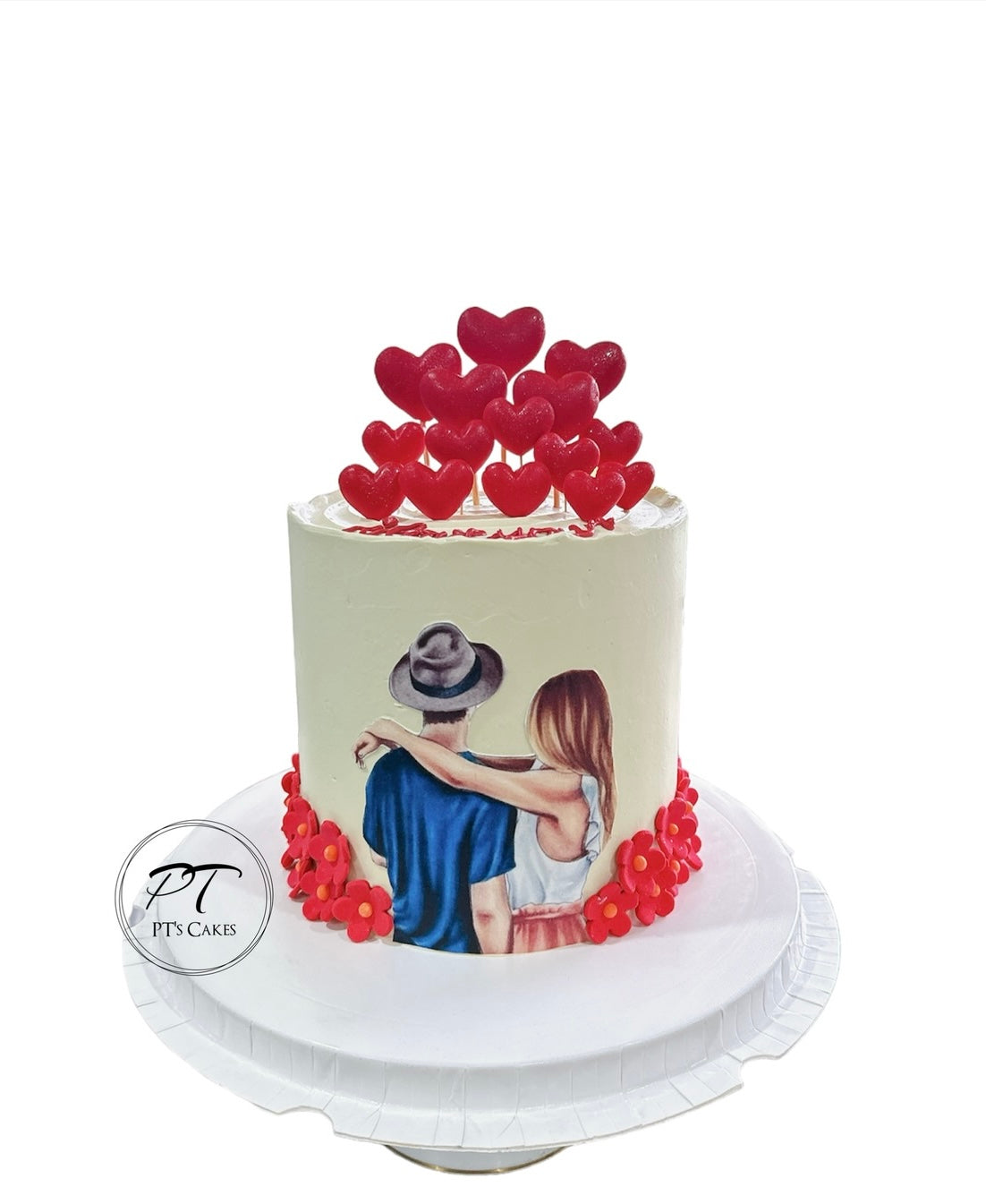 Lovers Birthday Cake
