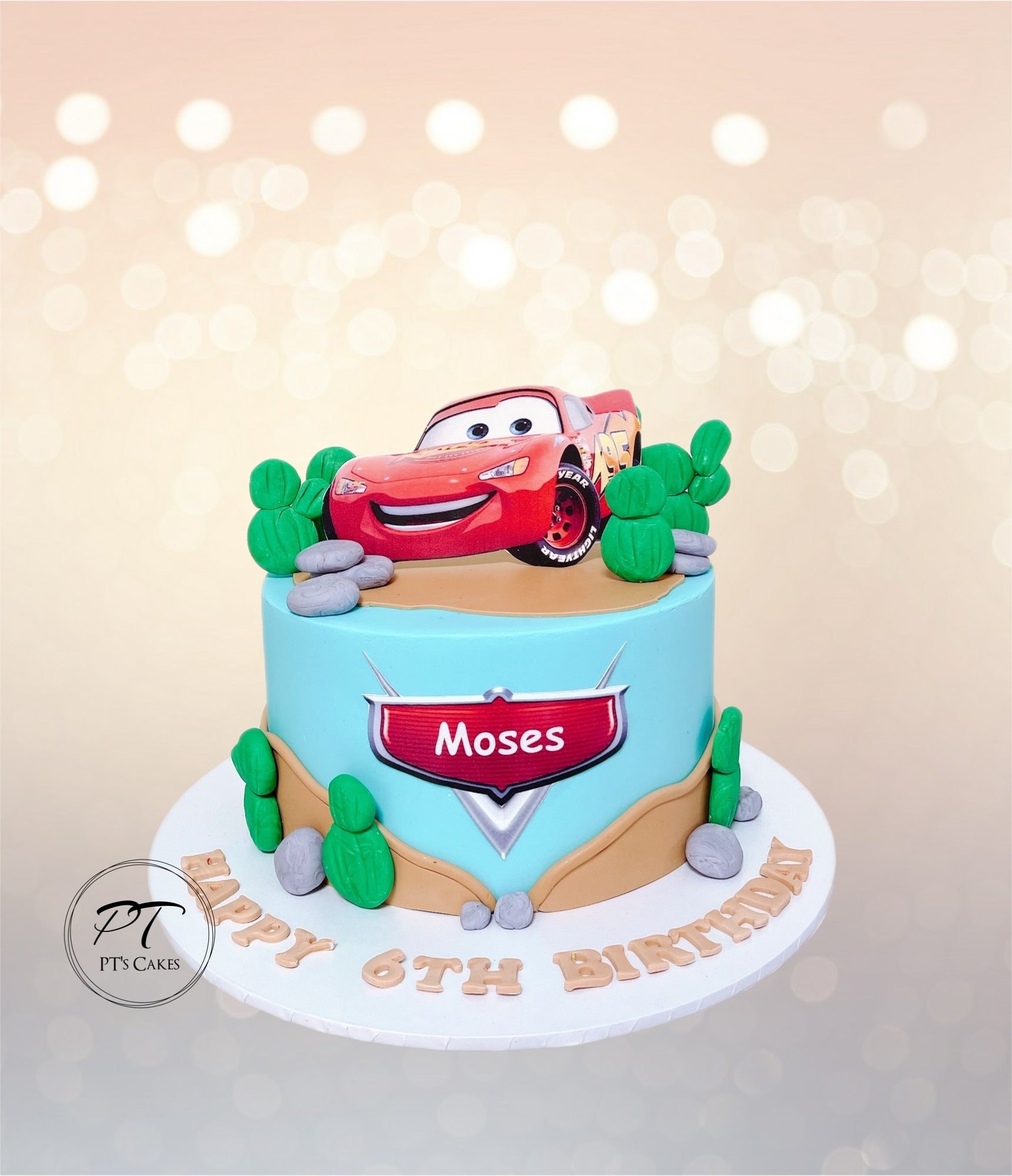 Car 2 Themed Birthday Cake