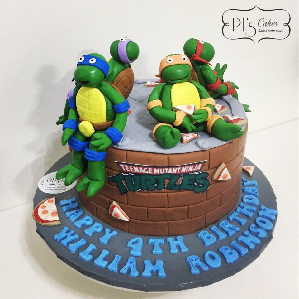 Ninja turtle cake