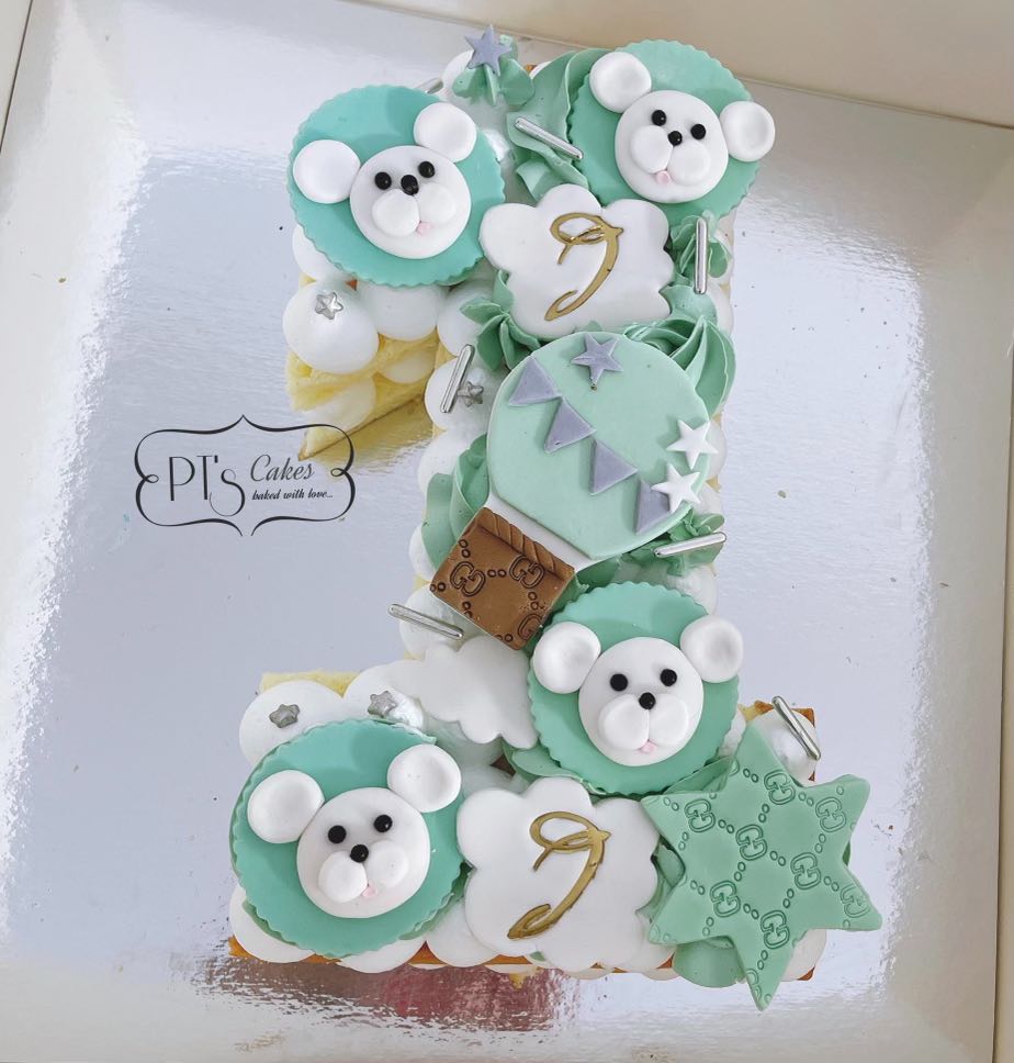 Custom Mouse Letter/Number Sponge Cake